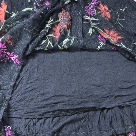 Gothic Jordache jumper with fishnet embroidered skirt retro size medium - Picture 4 of 8